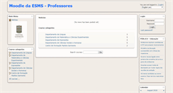 Desktop Screenshot of moodle.esmsarmento.pt