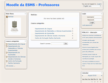 Tablet Screenshot of moodle.esmsarmento.pt